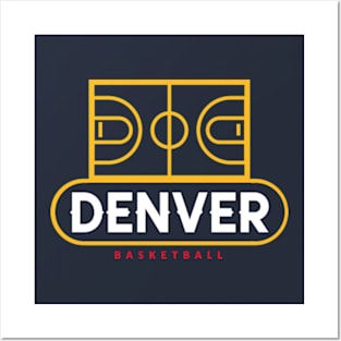 Denver Basketball Posters and Art